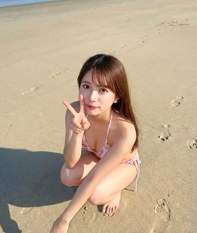 北岡果林｜美少女×水着動画キャプチャ-1